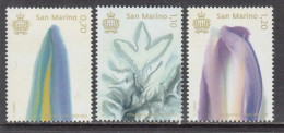 2021 San Marino Homeopathy Health Medicinal Plants Complete Set Of 3 MNH @ BELOW FACE VALUE - Unused Stamps