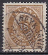 IS001C – ISLANDE – ICELAND – 1876 – NUMERAL VALUE IN AUR - PERF. 14X13,5 - SC # 12 USED 59 € - Gebruikt