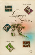 CPA- Le Langage Du Timbre - La Semeuse De Roty -DEDE N° 230 ** 2scans* - Sammlungen & Sammellose