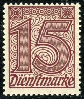 DR /  Dienst Nr. 25  Postfrisch - Dienstmarken