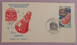 NOUVELLE CALEDONIE FDC YT PA  213 "ESPACE" ANNÉE 1981 - FDC