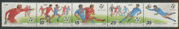 Soviet Union:Russia:USSR:Unused Stamps Strip Football World Championships 1990, MNH - 1990 – Italie
