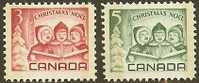 CANADA 1967 Mint Hinged Stamp(s) Christmas 417-418 #5553 - Nuovi