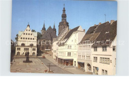 72581108 Eisleben Markt Lutherdenkmal Andreaskirche Eisleben - Eisleben