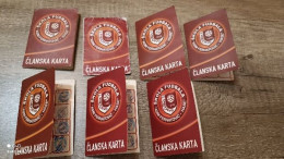 FK SARAJEVO BOSNIA MEMBERS CARDS - Otros & Sin Clasificación