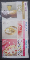 Poland 2007, Greeting Stamps, MNH Stamps Set - Ungebraucht