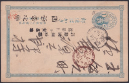 F-EX48571 JAPAN OLD S.XIX STATIONERY.  - Postales