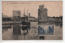 Carte Maximum Avec N°261 La Rochelle Oblitéré 17/10/38 Cote Yvert B2  1950 E  RRR - 1930-1939