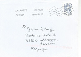 FRANCIA 2015 CC SELLO BASICA - Storia Postale