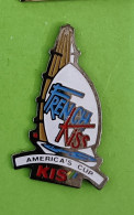 Pin's Bateau Voilier America's Cup French Kiss - Bateaux