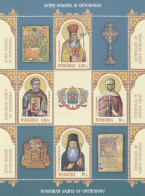 ROMANIA 2023 - ROMANIAN SAINTS OF ORTHODOXY ,MINISHEET,BLOCK MNH** - Unused Stamps