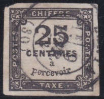 France  .  Y&T   .     Taxe  5  (2 Scans)   .   O      .    Oblitéré - 1859-1959 Gebraucht