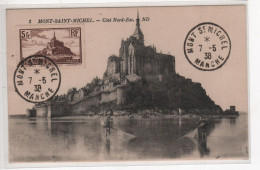 Carte Maximum Avec N°260 Mont Saint Michel Oblitéré 5/5/38  Cote Yvert  B2  365E - 1930-1939