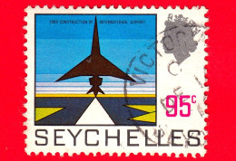 SEYCHELLES - Usato - 1972 - Aereo - Aeroporti - 95 - Seychellen (...-1976)