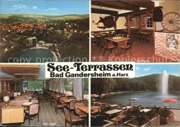 72579424 Bad Gandersheim See Terrassen Cafe Seeklause Fontaene Bad Gandersheim - Bad Gandersheim