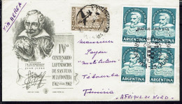 Argentine. 1962. Enveloppe 1er Jour. Correspondance De Buenos Aires Vers La Tunisie. B/TB. - Storia Postale