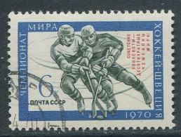 Soviet Union:Russia:USSR:Used Stamp Ice Hockey World Championships 1970 With Overprint - Hockey (Ijs)