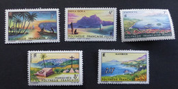 French Polinesie Mi#38-42       Yvert#  Postfrisch **  MNH  #6431-2 - Unused Stamps