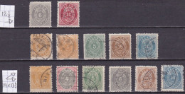 IS004 – ISLANDE – ICELAND – 1876/98 – NUMERAL VALUE LOT - SC # 10-28 USED 335 € - Used Stamps