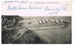 14  PORT EN  BESSIN LA VILLE A L AVANT PORT 1931 - Port-en-Bessin-Huppain