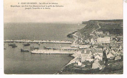 14  PORT EN  BESSIN LA VILLEET LES FALAISES - Port-en-Bessin-Huppain