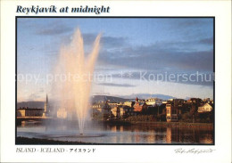 72577103 Reykjavík At Midnight Fontaine Reykjavík - Islande
