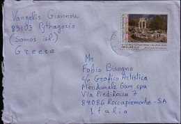 Hellas 2019 Postcards Worldwide - Letter To Italy - Storia Postale