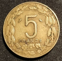 CAMEROUN - ETATS DE L'AFRIQUE EQUATORIALE - 5 FRANCS 1972 - KM 1a - Cameroon