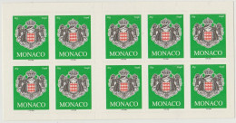 Monaco Carnet N° 14 Armoiries ** - Booklets