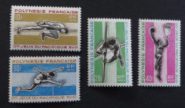 French Polinesie 1966  Mi#63 -66    Postfrisch **  MNH  #6432 - Unused Stamps