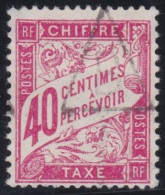 France  .  Y&T   .     Taxe  35   .   O      .    Oblitéré - 1859-1959 Gebraucht