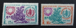 French Polinesie   Mi#84-85     Postfrisch **  MNH  #6432 - Nuevos