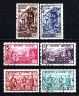 Algérie - 1954 - Au Profit Des Sinistrés D' Orléansville  - N° 319 à 324 -  Oblit  - Used - Used Stamps