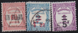France  .  Y&T   .     Taxe  63/65   .   O      .    Oblitéré - 1859-1959 Used