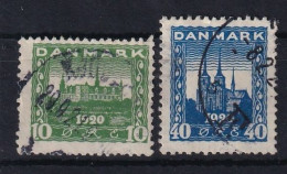 DENMARK 1920 - Canceled - Mi 114, 115 - Usati