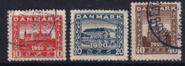 DENMARK 1920 - Canceled - Mi 110-112 - Usati