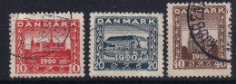 DENMARK 1920 - Canceled - Mi 110-112 - Used Stamps