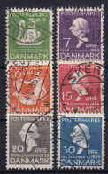 DENMARK 1935 - Canceled - Mi 222-227 - Gebruikt