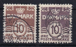 DENMARK 1936 - Canceled - Mi 233 I, II - Gebruikt