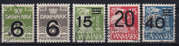 DENMARK 1940 - Canceled - Mi 253-257 - Usado