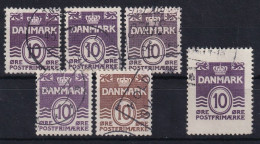 DENMARK 193841 - Canceled - Mi 246 - All Types! - Gebruikt