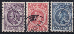 DENMARK 1945 - Canceled - Mi 286-288 - Usado