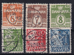 DENMARK 1940 - Canceled - Mi 258-263 - Used Stamps