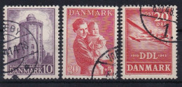 DENMARK 1942/43 - Canceled - Mi 278-280 - Used Stamps