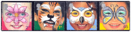 2001 Children's Face Paintings Fine Used Hrd3a - Usados