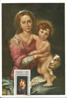Carte Maximum - Niue - Murillo - La Vergine Col Figlio - Virgin And Child - Madonna - Niue