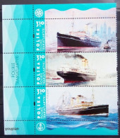 Poland 2021, Polish Transatlantic Ships, MNH Stamps Strip - Ongebruikt