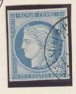 -GUADELOUPE- COLONIES GÉNÉRALES  N°23  CÉRÈS 25c BLEU -TTB - Obl CàD -P(AQ?)/ *POINTE A (PITRE GUAD)* - Used Stamps