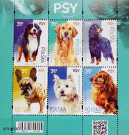 Poland 2022, Dogs, MNH S/S - Neufs