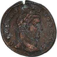 Constance Chlore, Follis, 296-297, Treveri, Bronze, TTB+, RIC:213a - La Tétrarchie (284 à 307)
